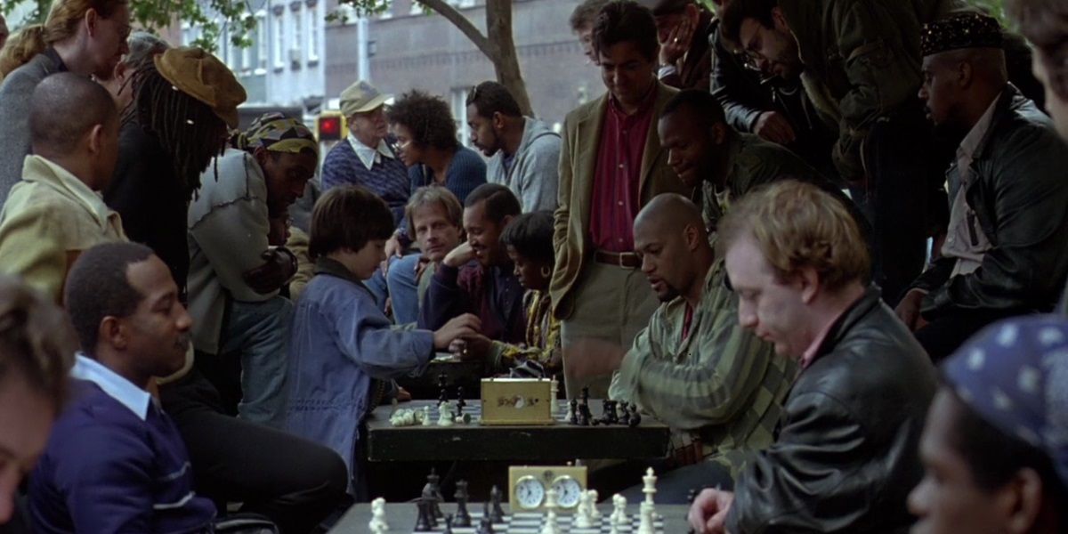 Laurence Fishburne in Searching For Bobby Fischer