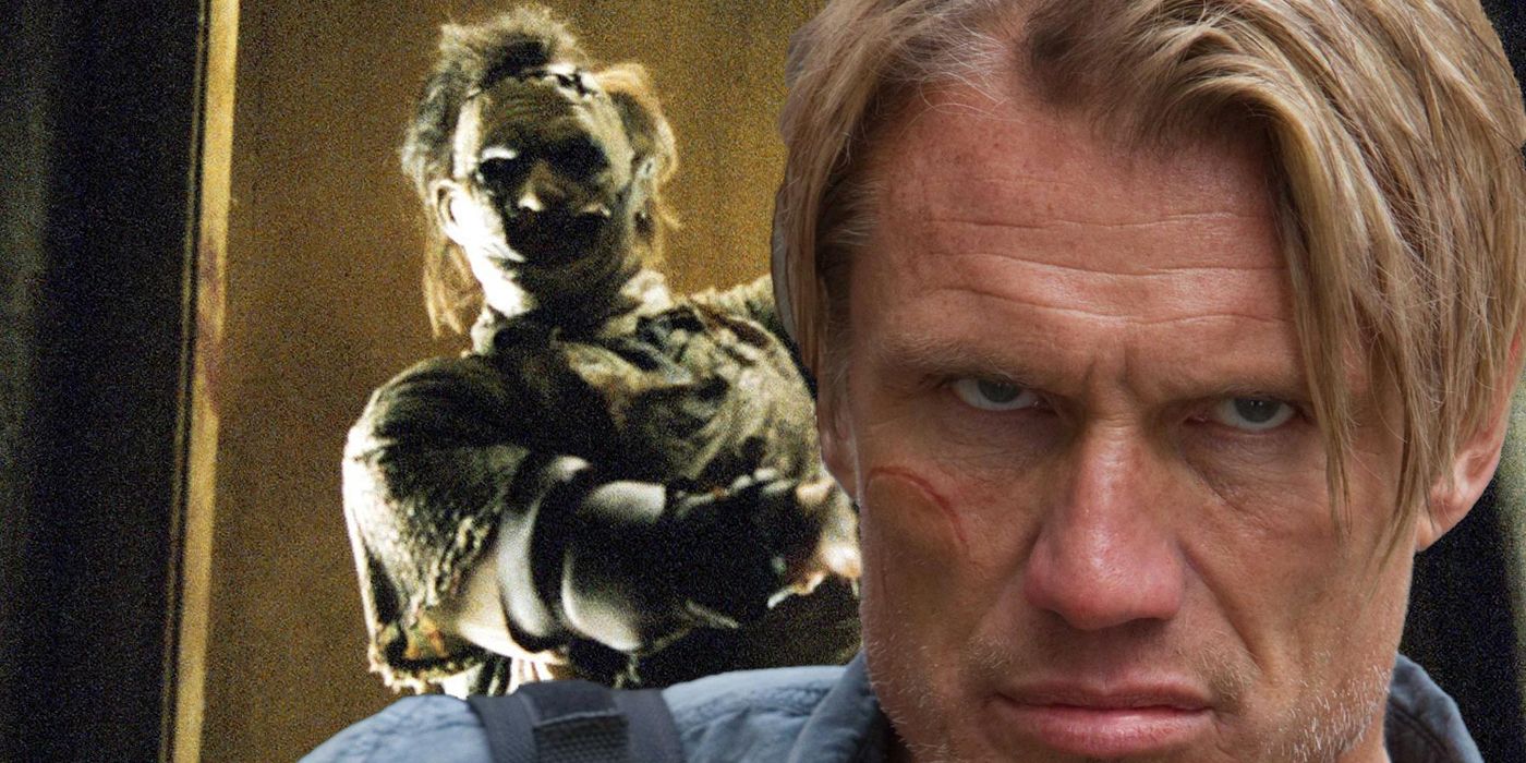 Leatherface and Dolph Lundgren