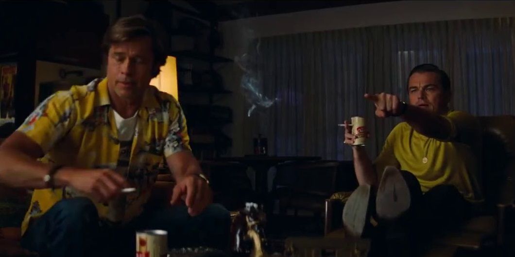 Cliff and Rick watch TV in Once Upon A Time In Hollywood