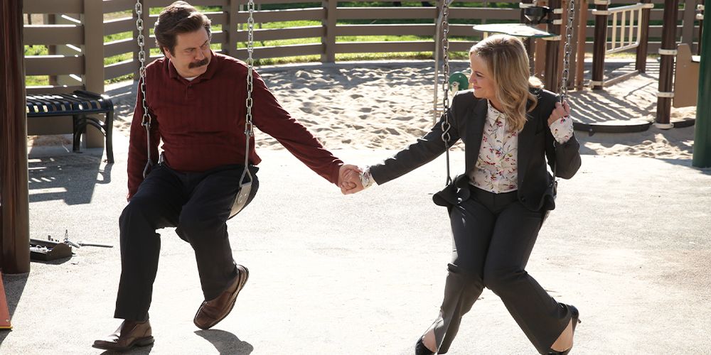 ron and leslie final episode swings friendship