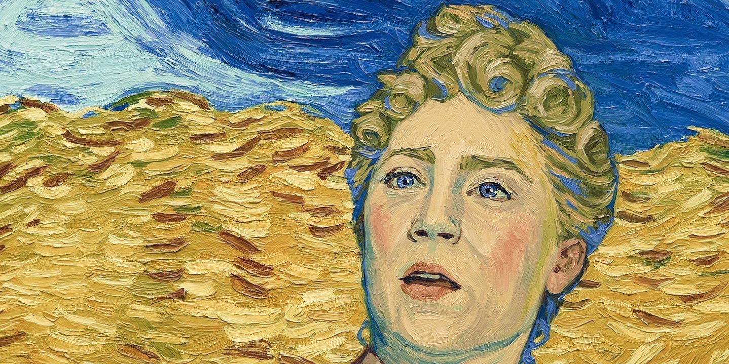 Marguerite on a painting in Loving Vincent