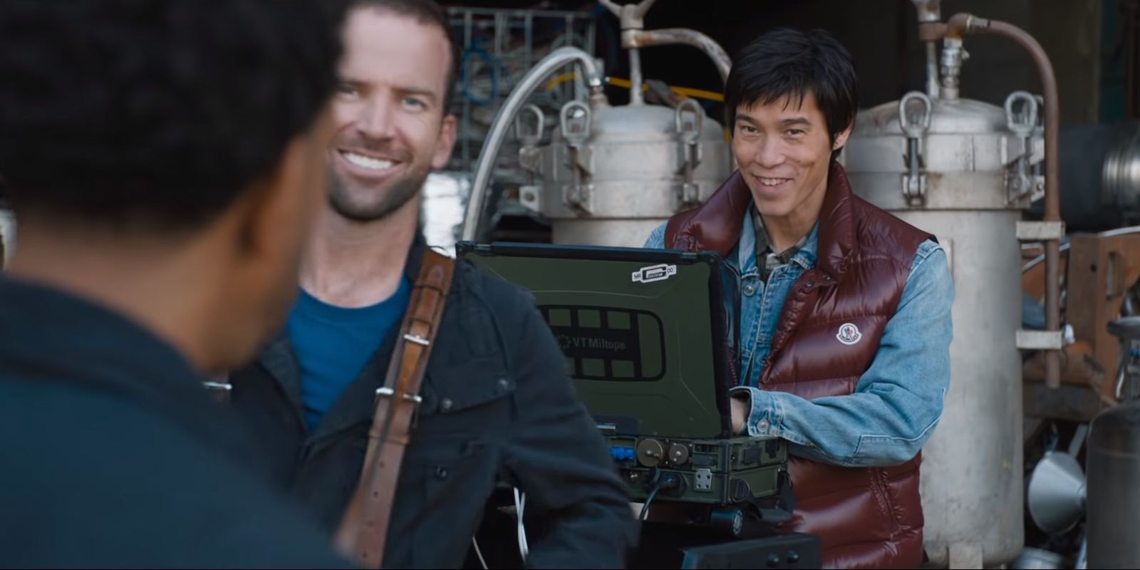 Sean and Earl smiling in F9.
