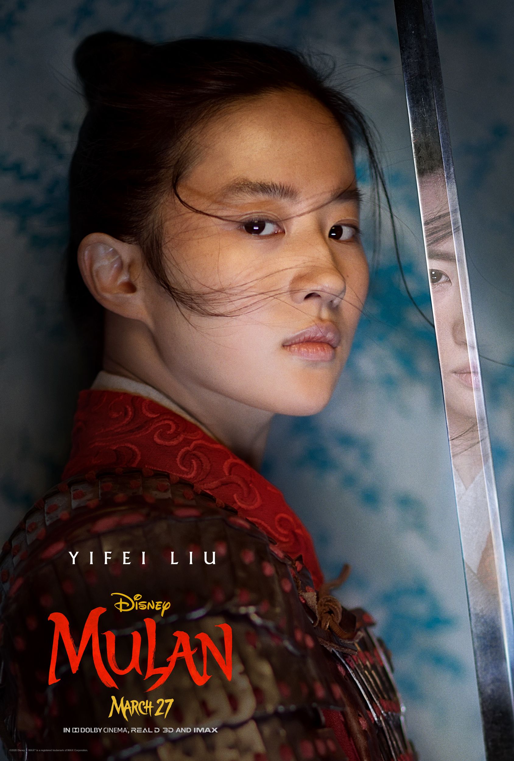 Mulan's Reflection Stares Back in Disney's Remake Character Posters