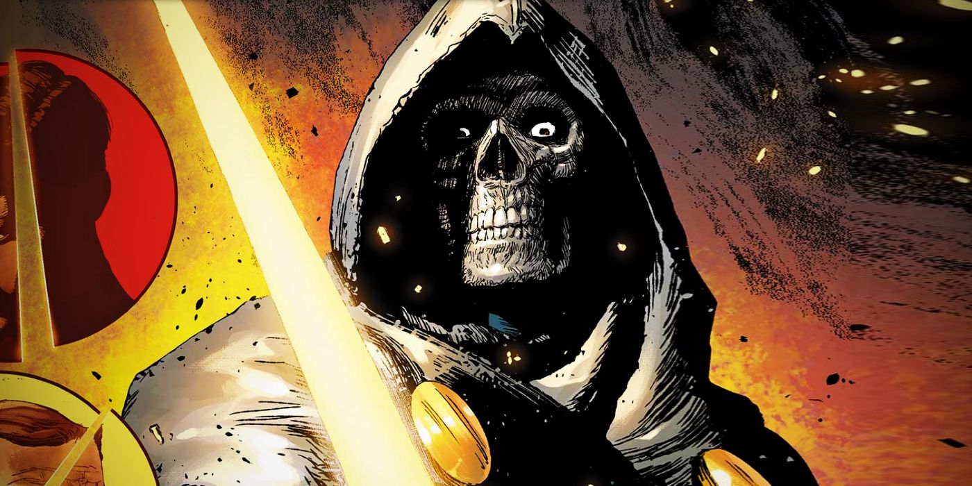 Taskmaster wields an energy blade in Marvel Comics