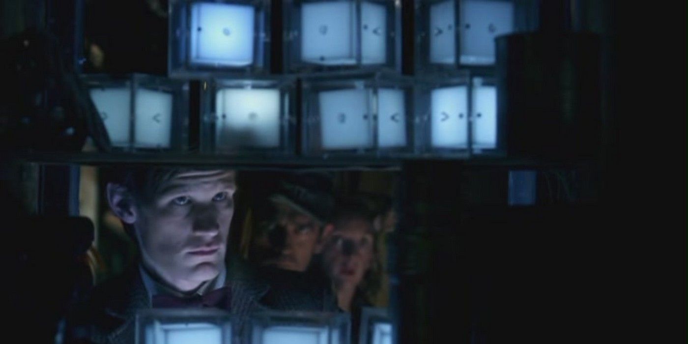 Matt Smith as Eleventh Doctor in Doctor Who Hypercubes
