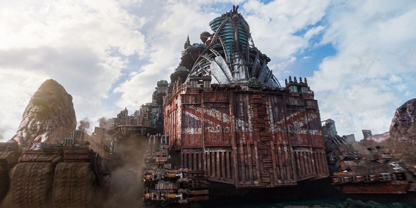 One of the moving cities from Mortal Engines.