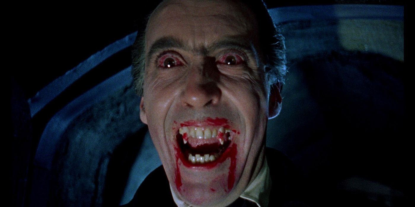 Christopher Lee as Count Dracula in 1953