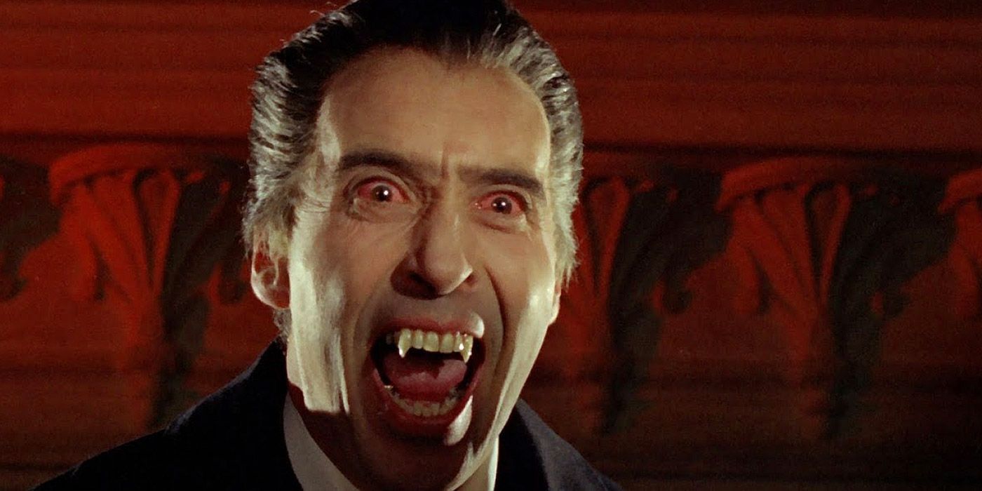 Christopher Lee como Conde Drácula em 1966