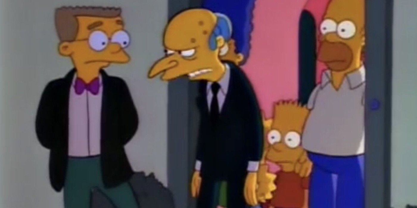 Mr Burns Simpsons Smithers