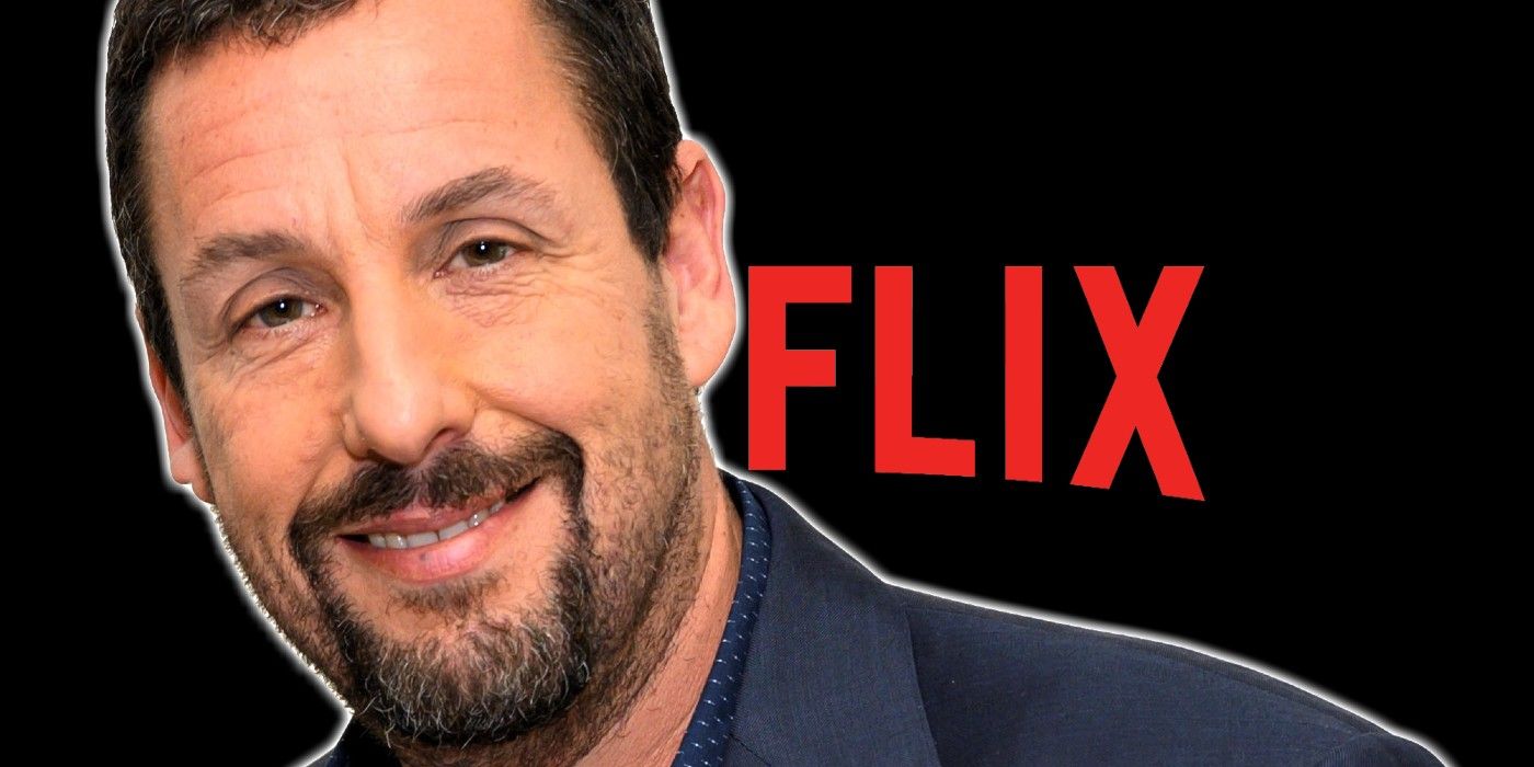 Netflix logo and Adam Sandler