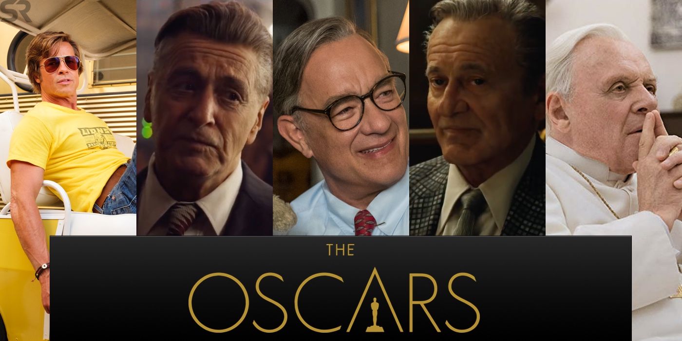 Oscars 2020 Best Supporting Actor Pitt Pacino Hanks Pesci Hopkins
