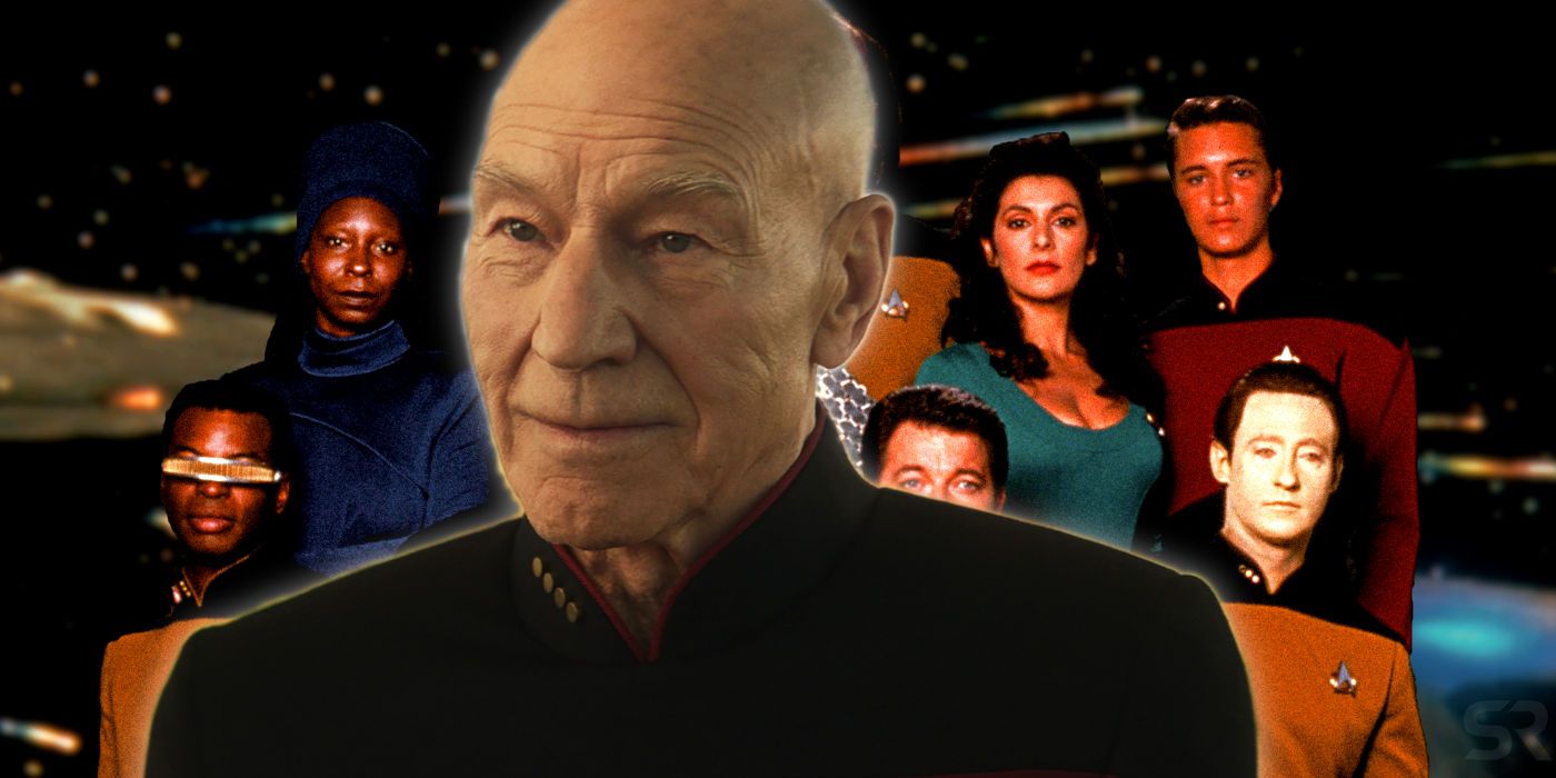 Patrick Stewart as Picard and The Next Generation Crew
