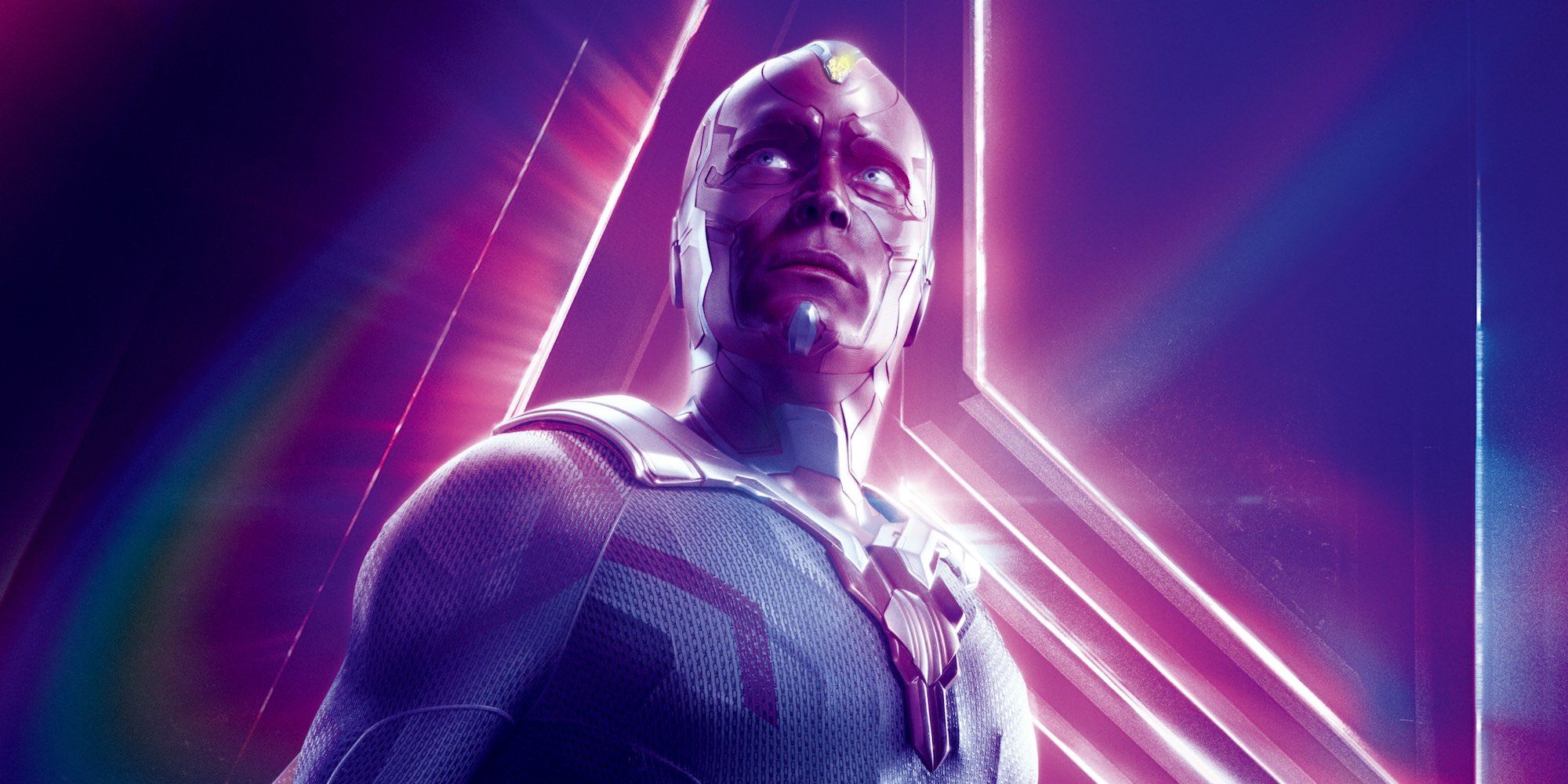 Paul Bettany as Vision in Avengers Infinity War poster