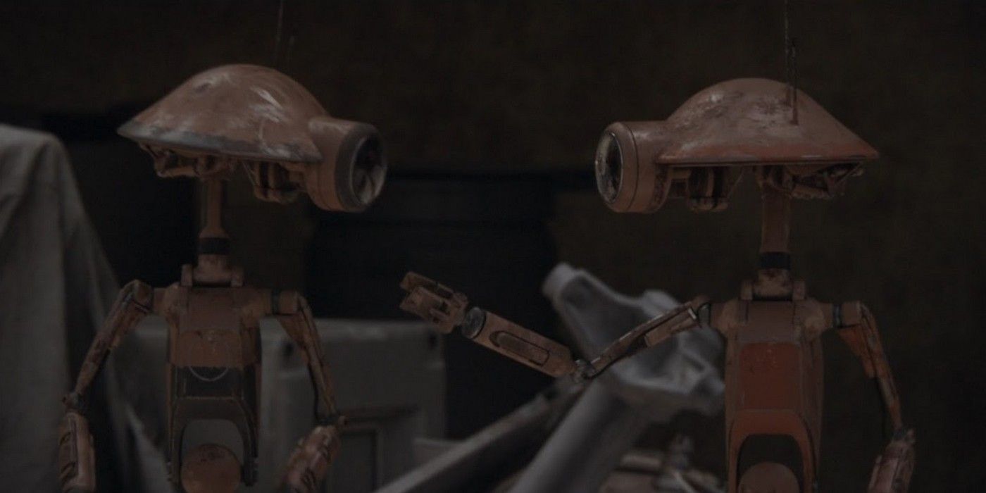 Pit droids in The Mandalorian