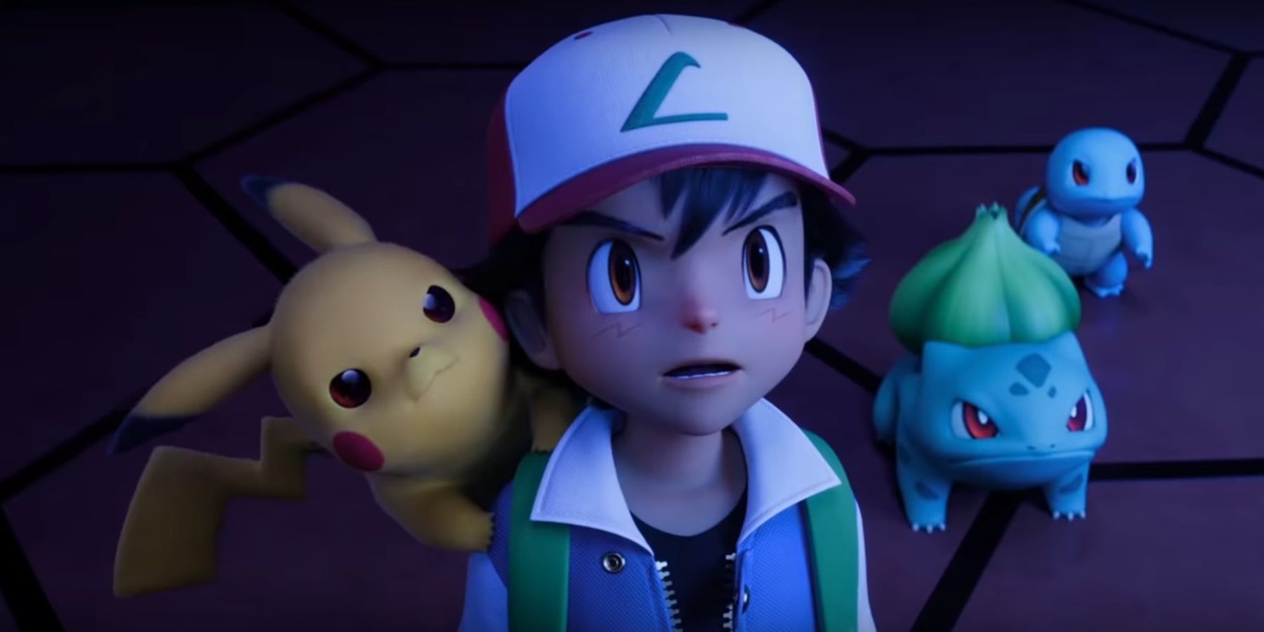Ash Ketchum and Pikachu look in Mewtwo Strikes Back - Evolution coming to Netflix