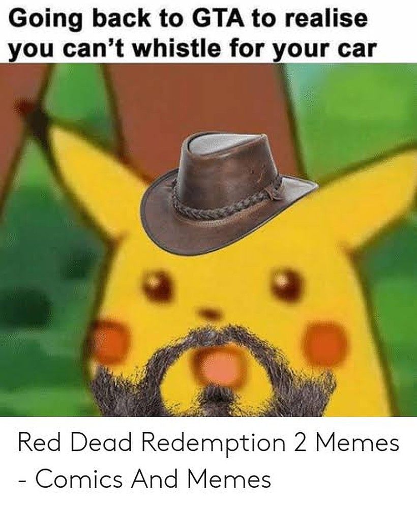 10 Grand Theft Auto Vs Red Dead Redemption Memes That Are Absolutely Hilarious