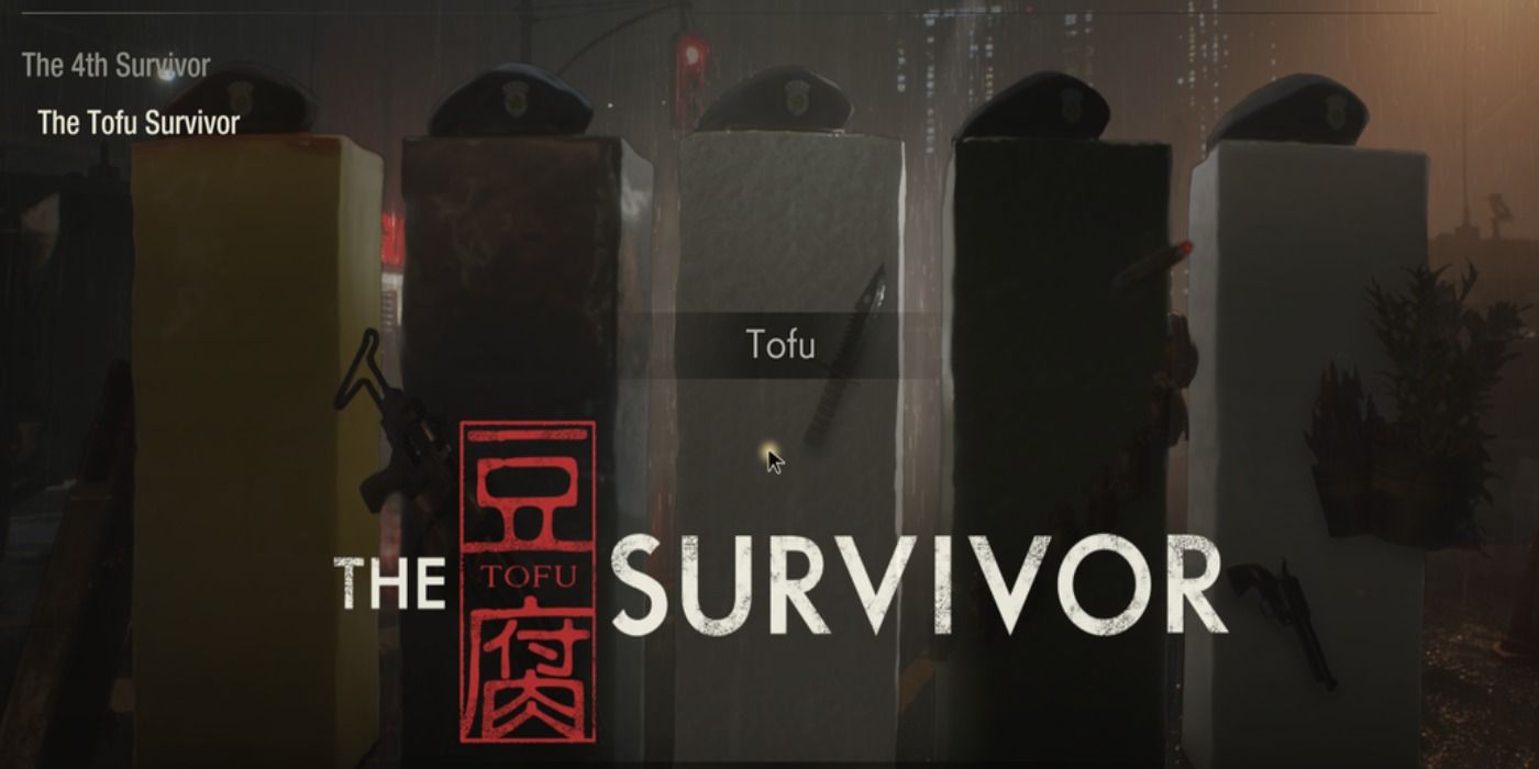 Resident Evil 2 Remake Tofu Survivor