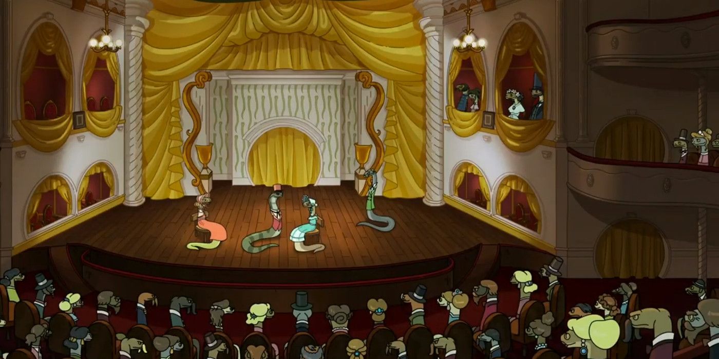 Rick and Morty Snake Ford's Snake Theater