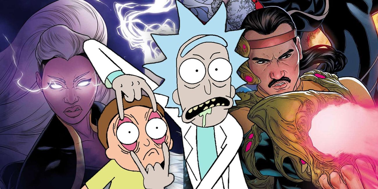 Rick and Morty in Marvel X-Men Comic
