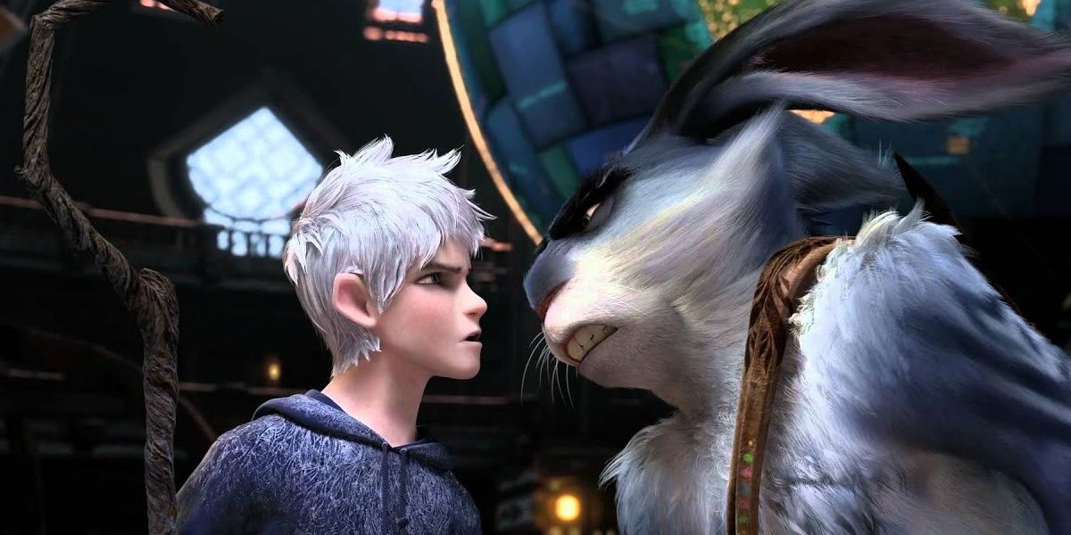 Jack Frost arguing with Bunny