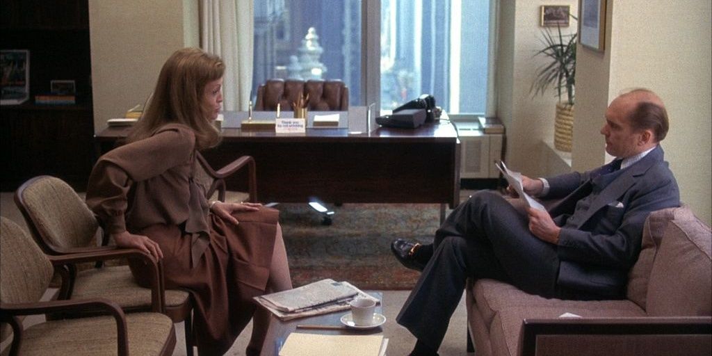 Robert Duvall and Faye Dunaway in Network (1976)