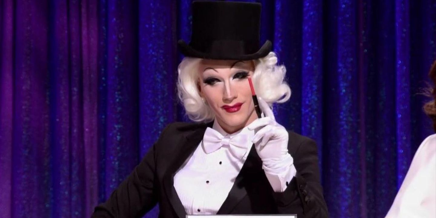 Sasha Velour as Marlene Dietrich on RuPauls Drag Race