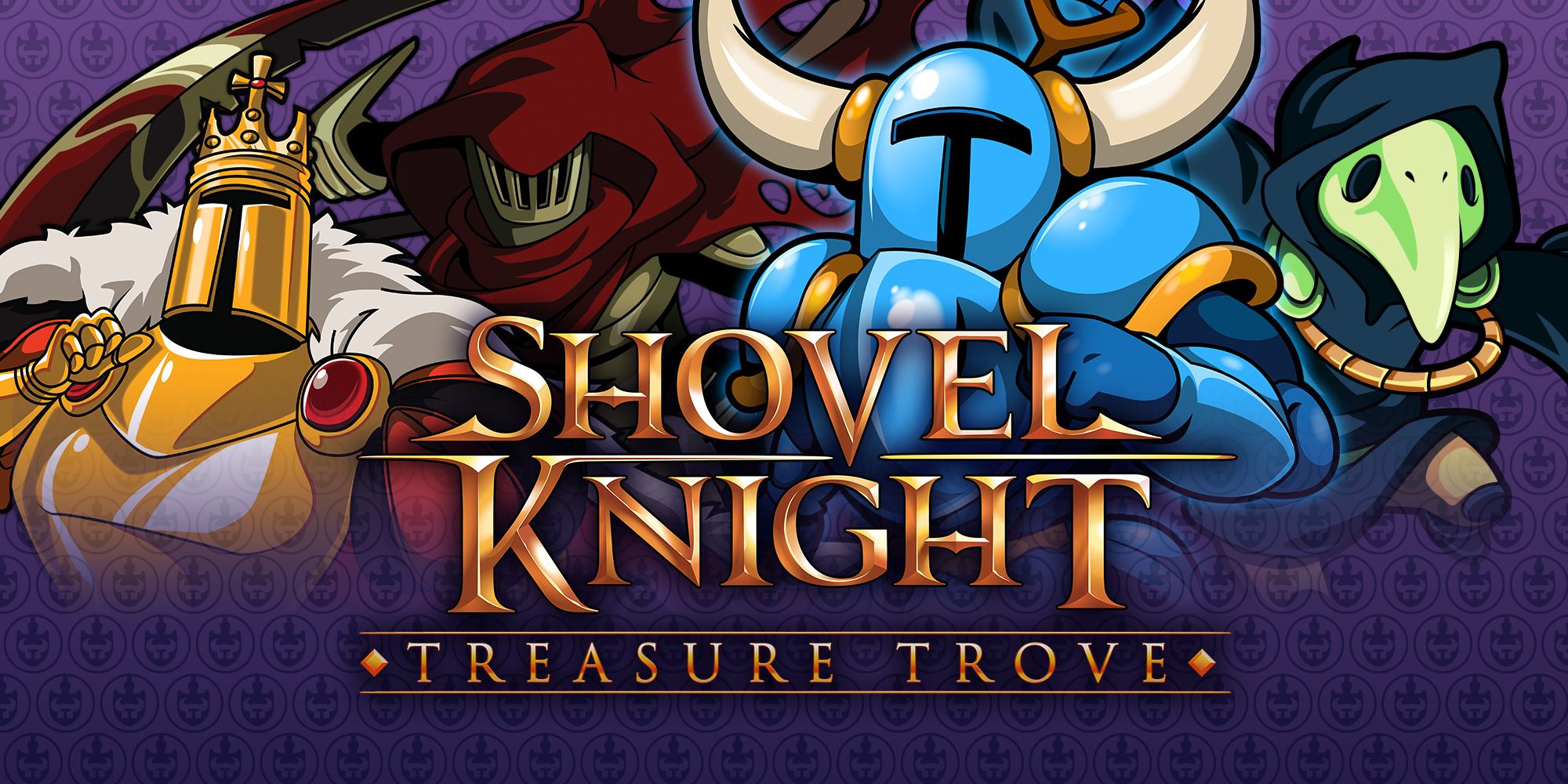 Shovel Knight Treasure Trove Art With All The Game's Player Characters