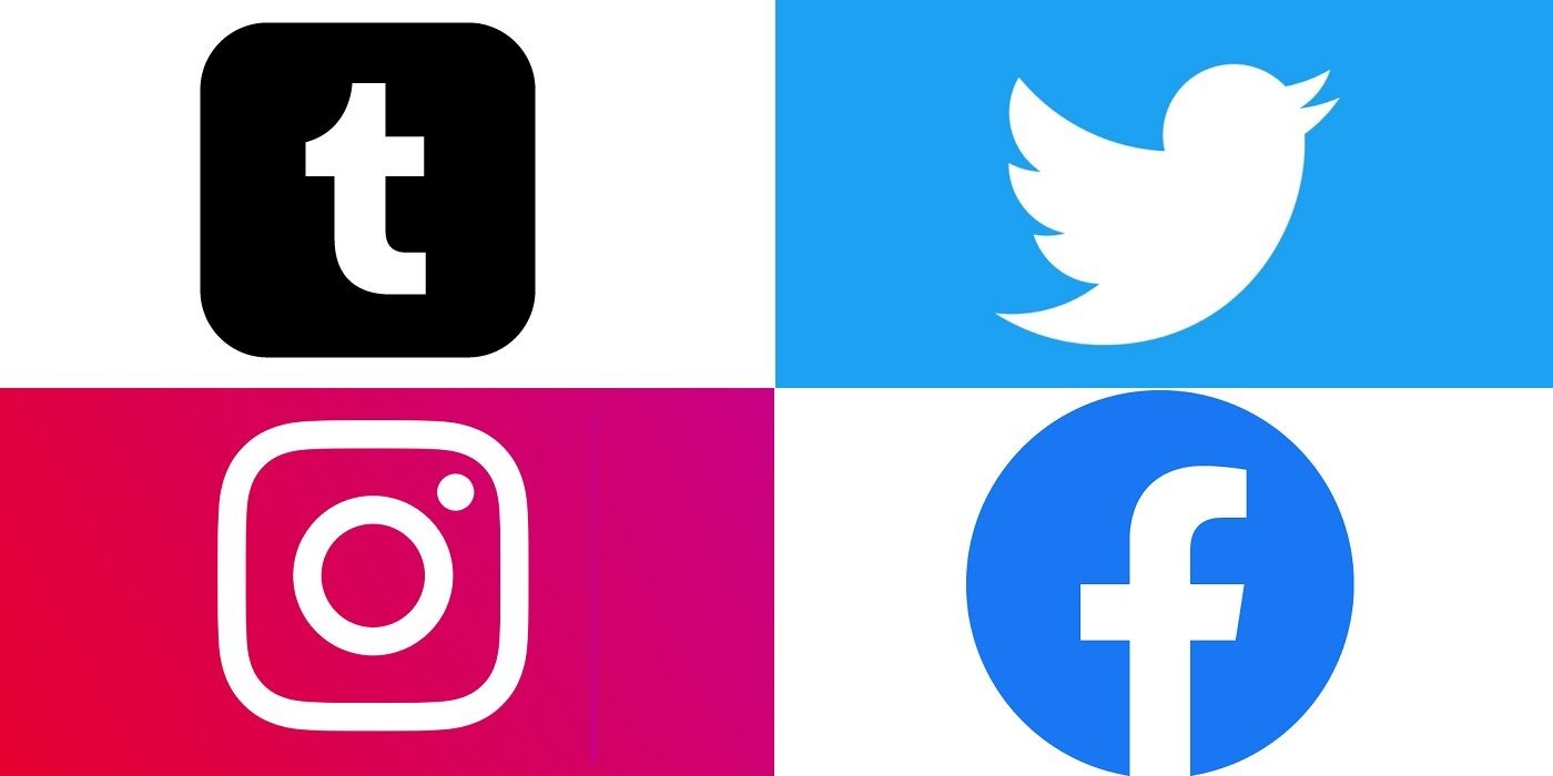 Social media platform logos