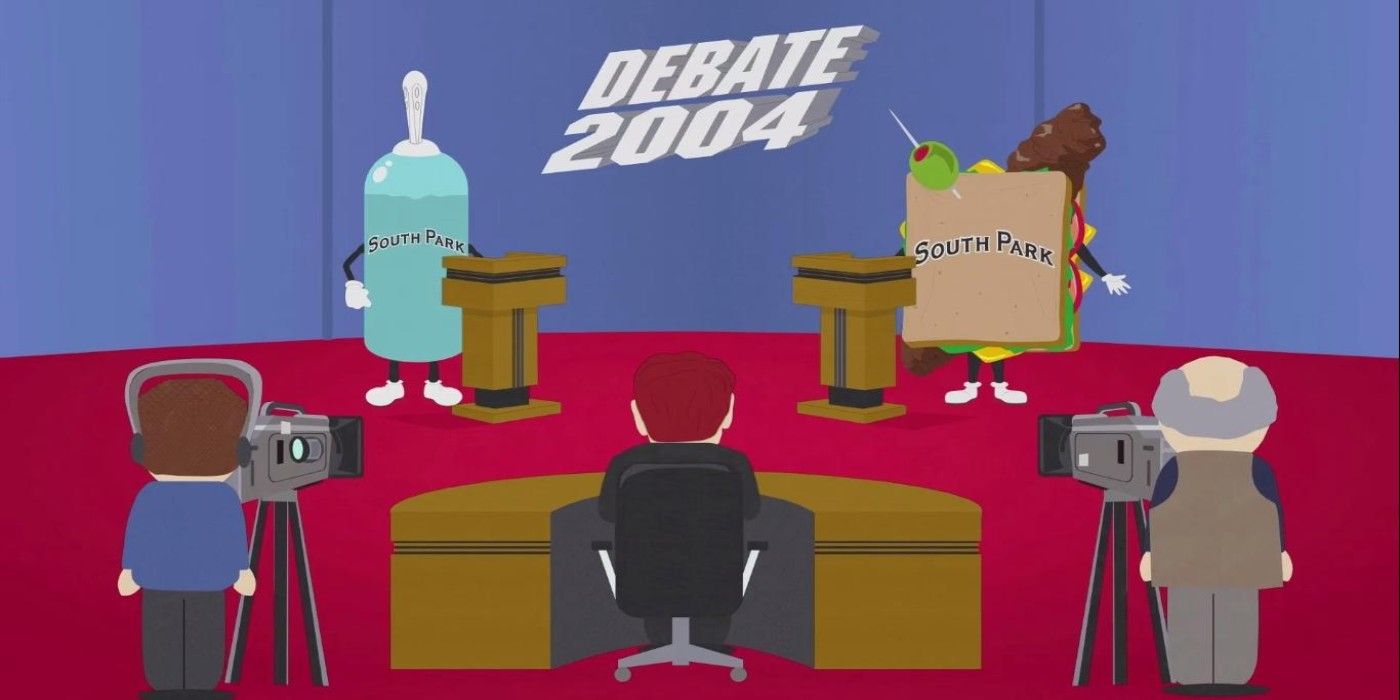 Giant douche and turd sandwich debate on South Park