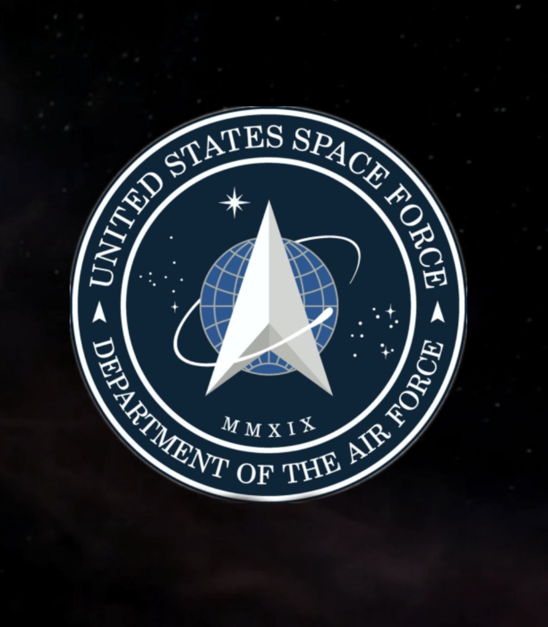 Space Force Logo Vertical