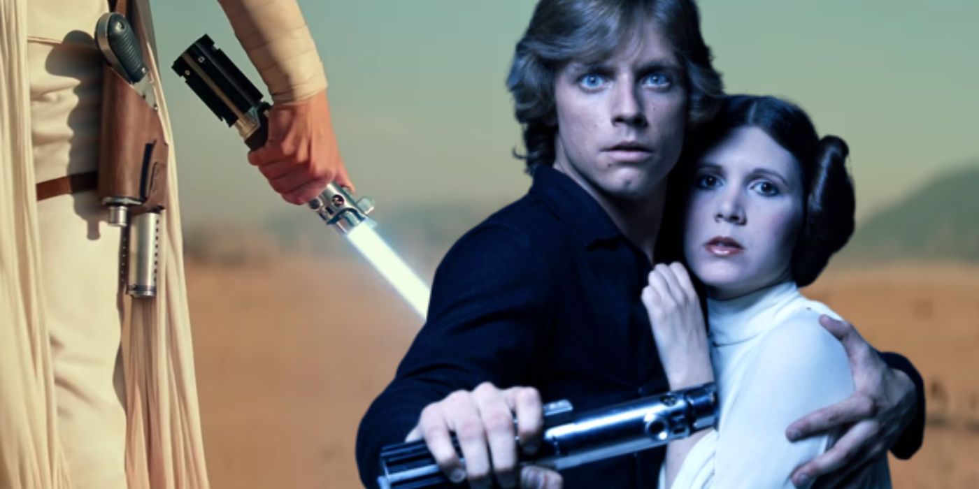 Star Wars Rey Lightsaber Luke Leia
