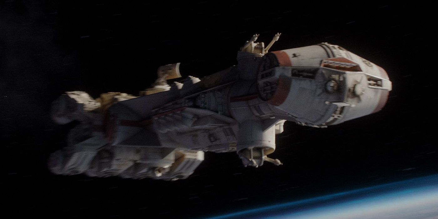 A Corellian transport ship from Star Wars