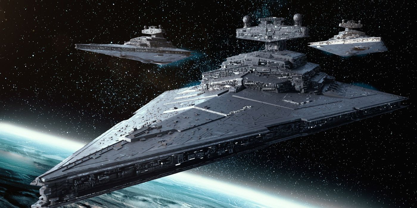 Three Star Destroyers from Star Wars