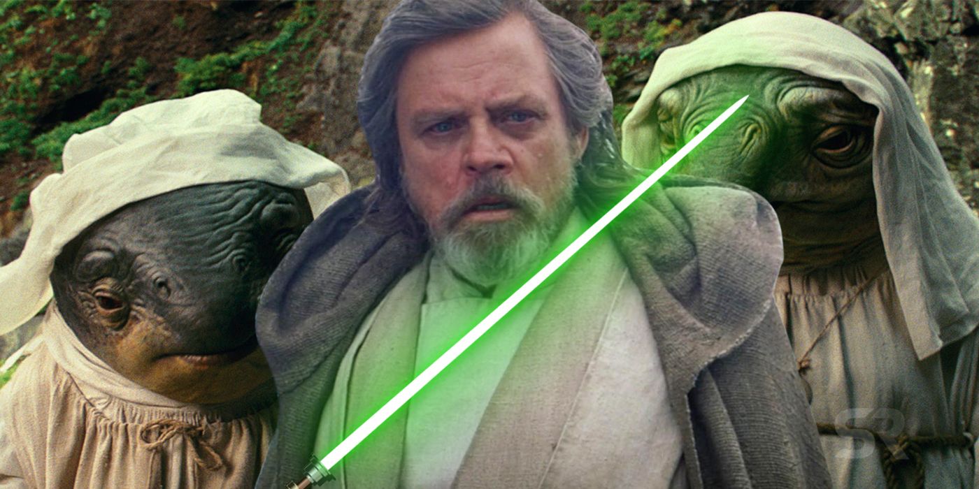 Star Wars ¿Dónde está Luke Skywalker? Sable láser verde