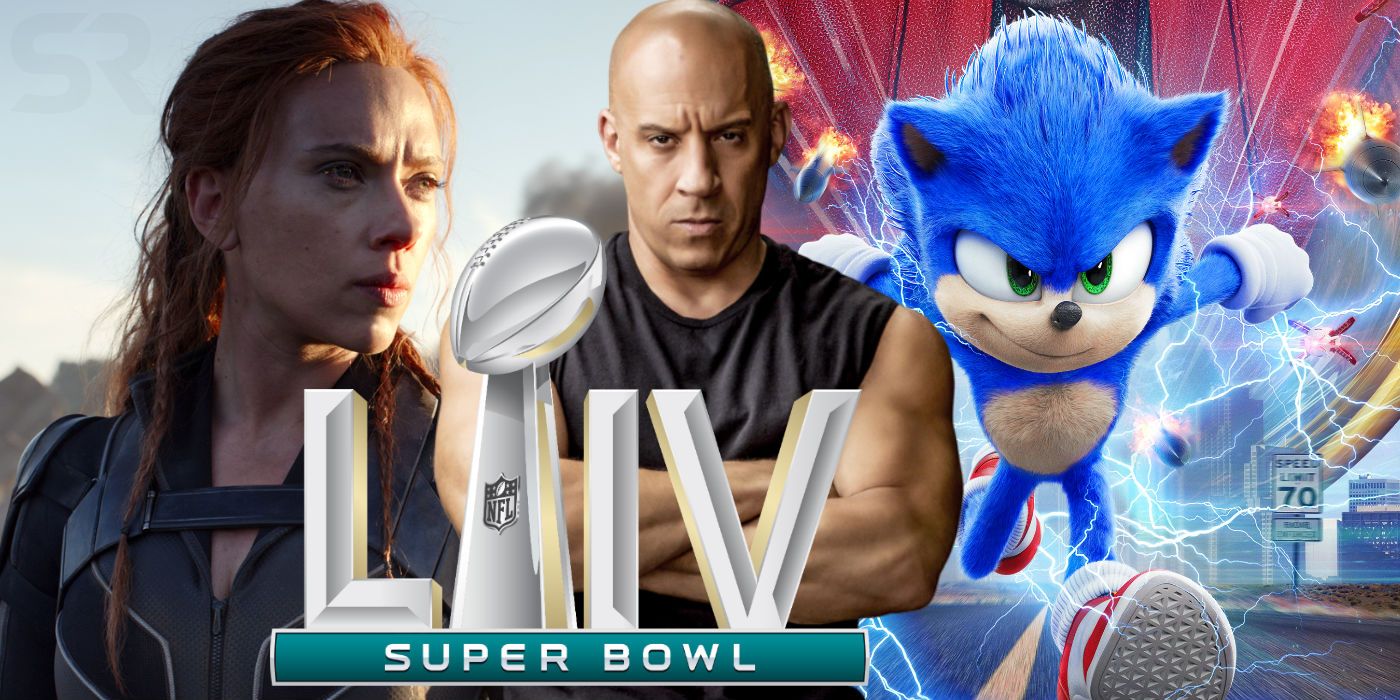 Super Bowl 2020 Movie Trailers Include Black Widow Fast 9 and Sonic the Hedgehog