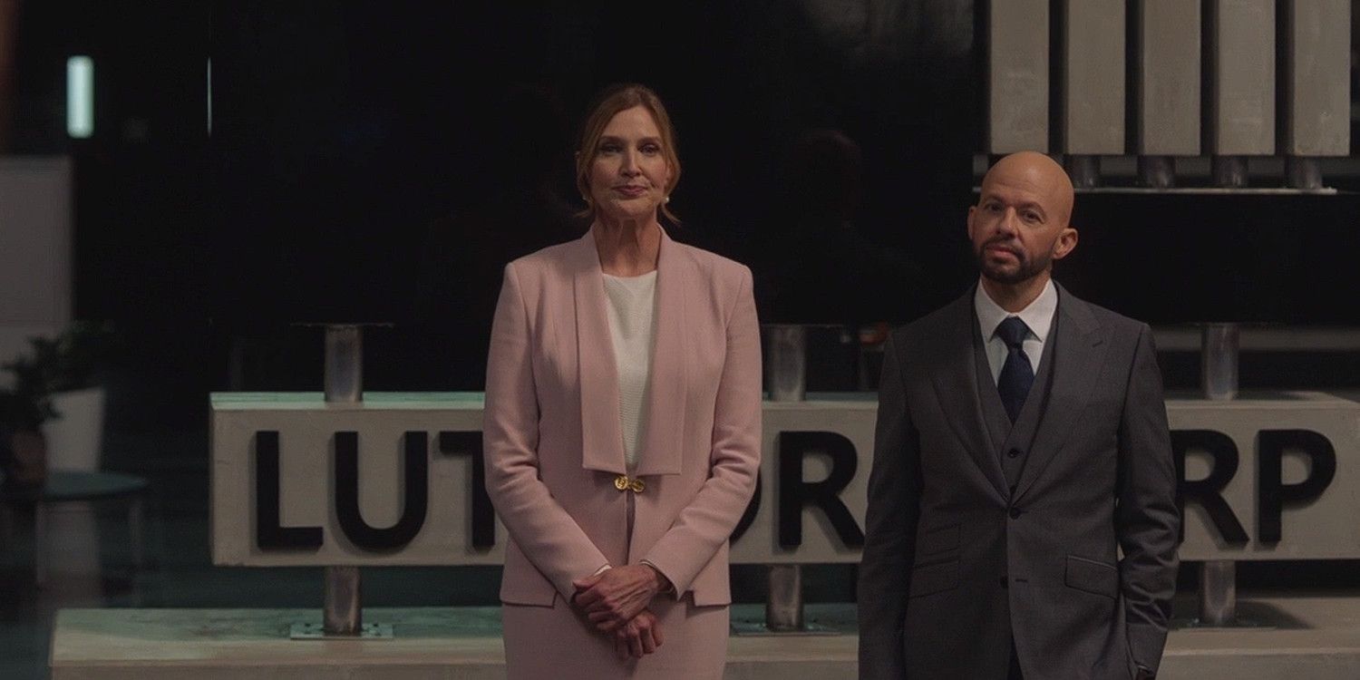 Supergirl Lex Luthor and Lillian Luthor Brenda Strong and Jon Cryer