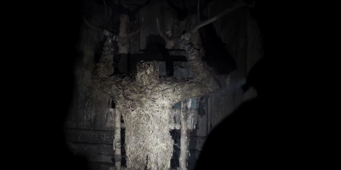 The Jotunn effigy created by the cult in 2017 horror movie The Ritual