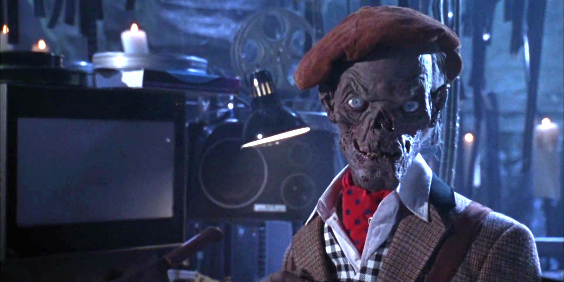The Cryptkeeper as a film director in Demon Knight