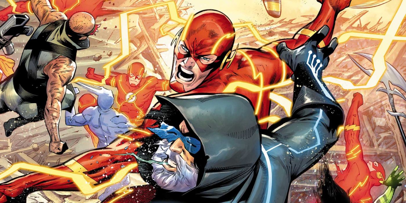 The Flash 85 Comic Cover Cold Punch