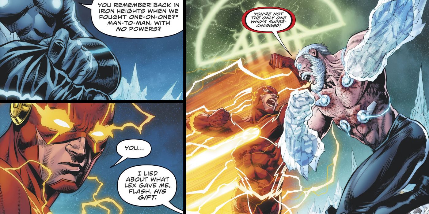 The Flash vs Captain Cold Upgrade Fight