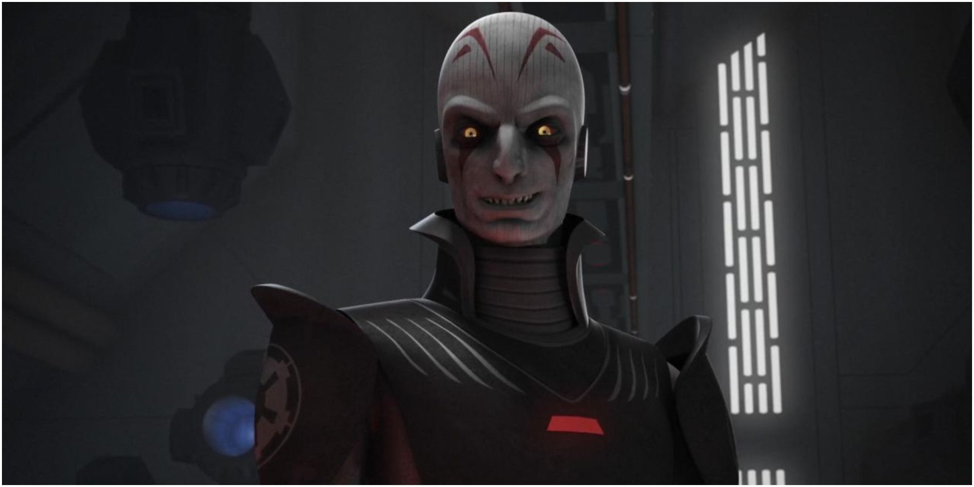 The Grand Inquisitor smiling