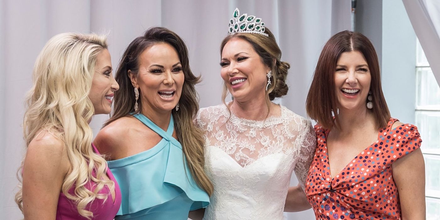 The Real Housewives of Dallas cast looking happy