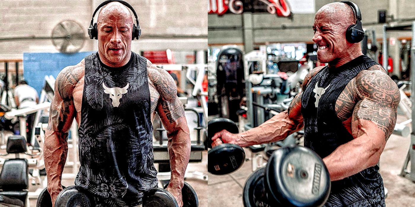 The Rock Shows Off His Black Adam Physique With New ...