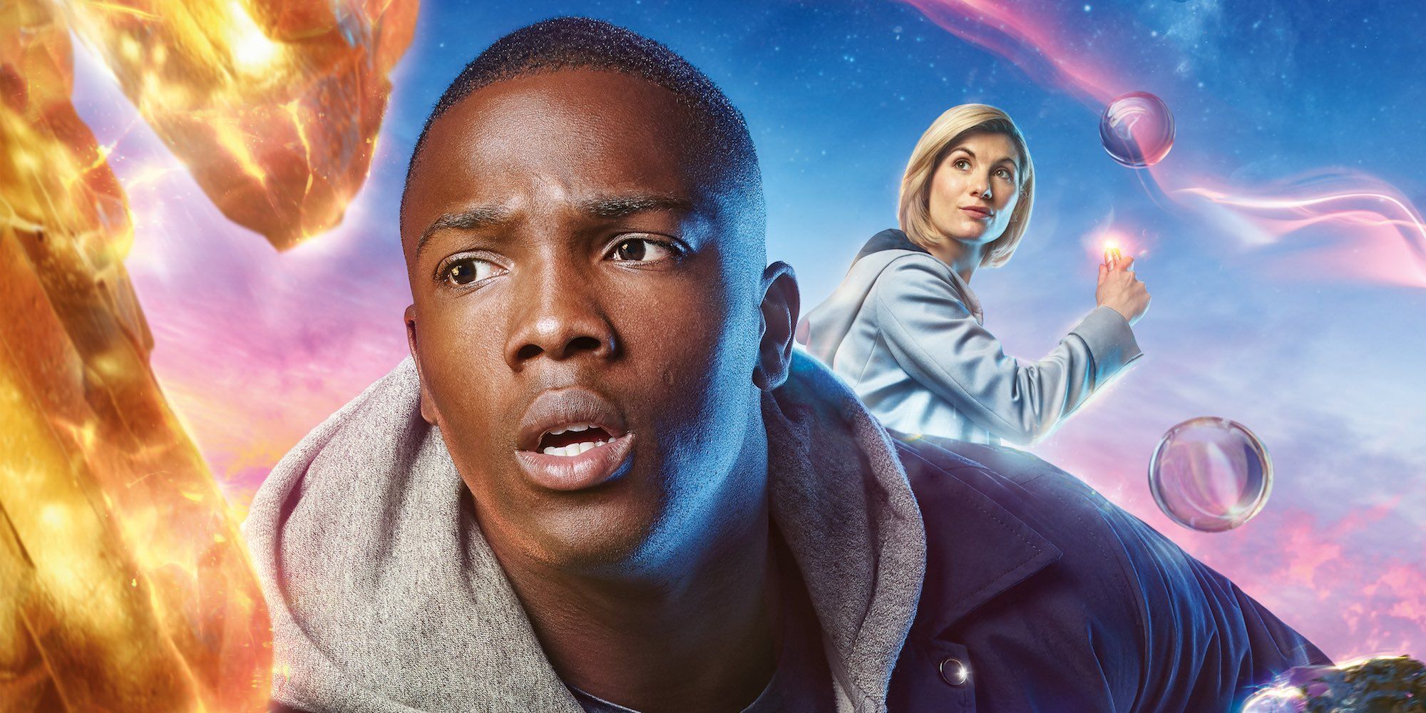 Tosin Cole as Ryan Sinclair on Doctor Who