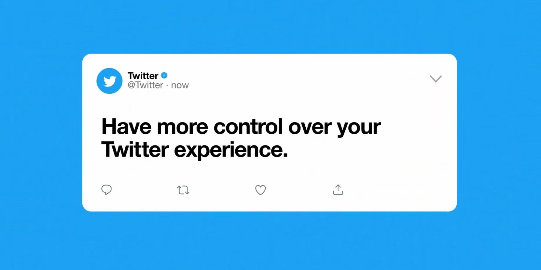 Twitter tweet control