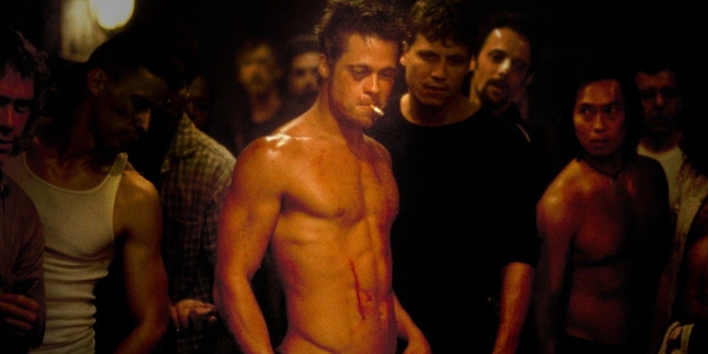 Brad Pitt como Tyler Durden em Clube da Luta 