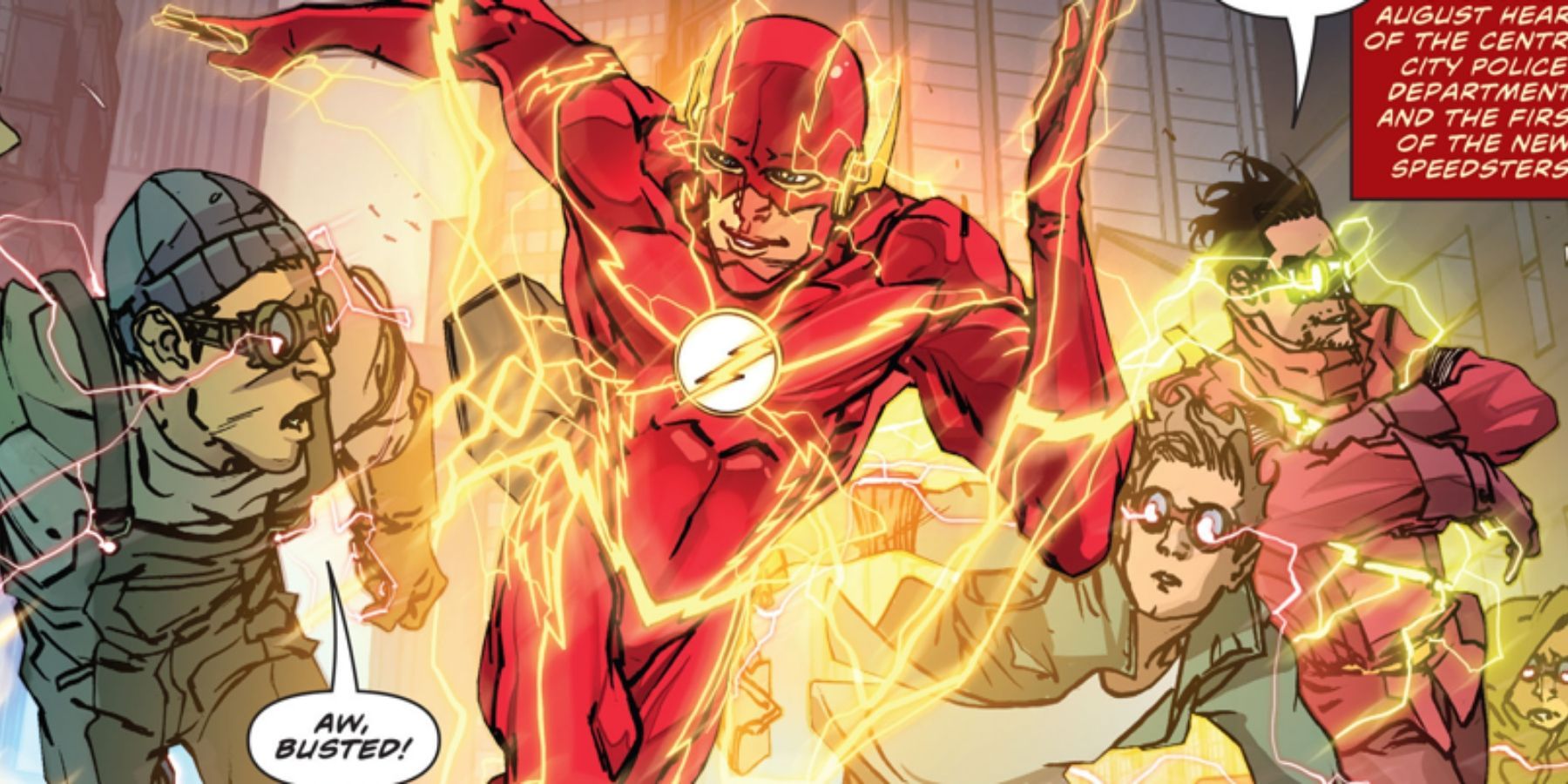 The Flash running in Lightning Strikes Twice