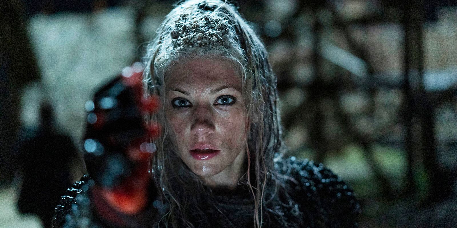 Vikings Lagertha just before her death