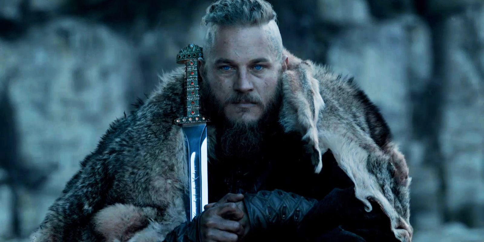 Travis Fimmel plays sword-wielding Ragnar Lothbrok in 'Vikings'