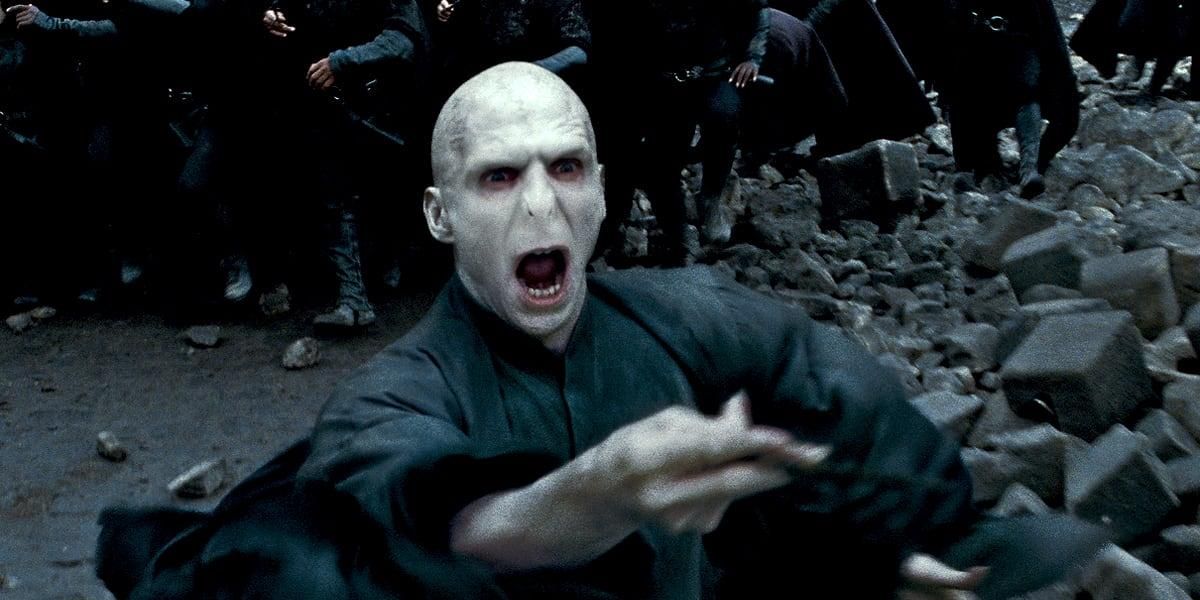 Voldemort casting a spell
